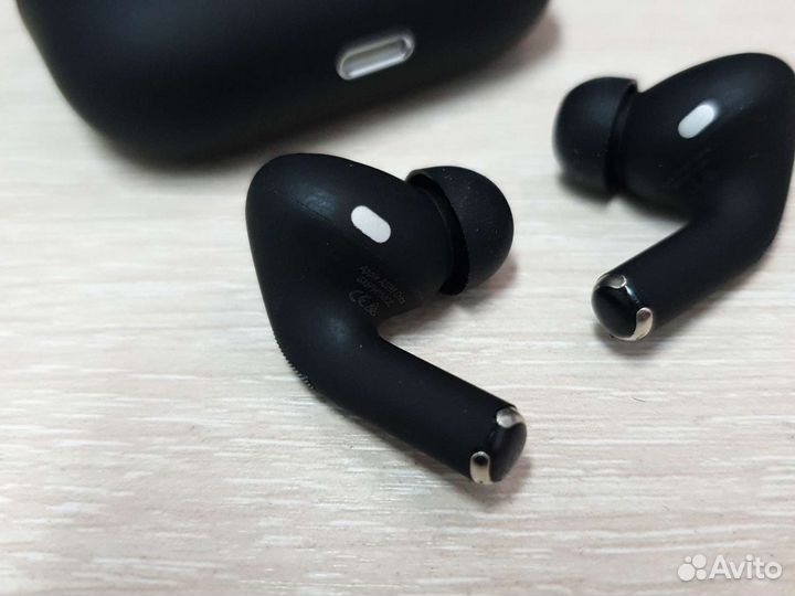 Беспроводные наушники airpods pro чёрные