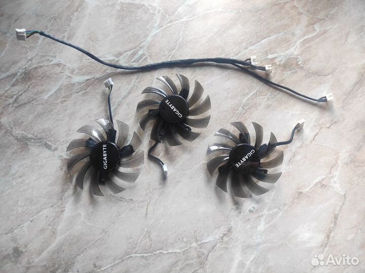 Вентиляторы охлаждения видеокарты