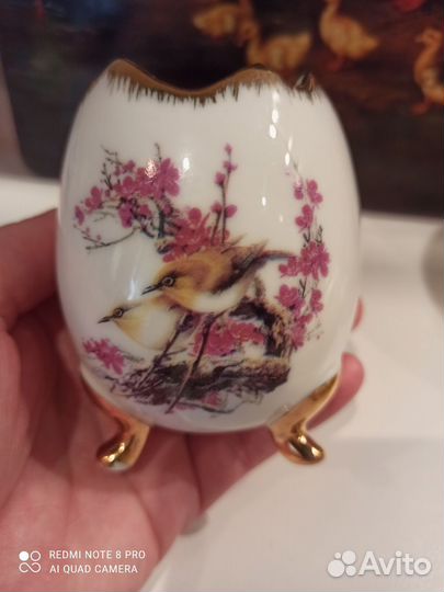 Вазочка. Фарфор. Яйцо. Carl Tielscn