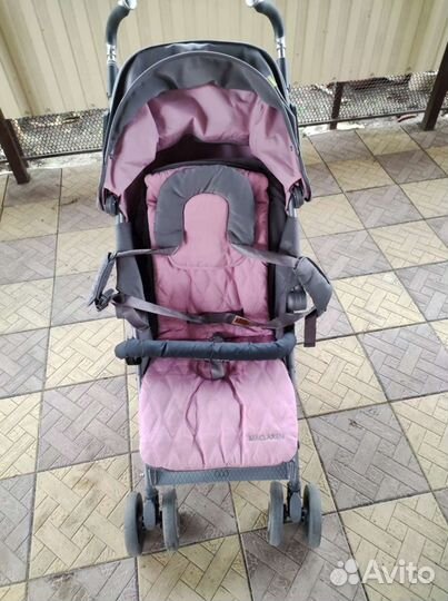 Коляска трость прогулочная maclaren techno xlr роз