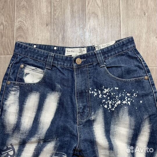 Широкие джинсы G-Star Raw Blue