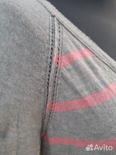 Полосатый пуловер шерсть-район American eagle 46