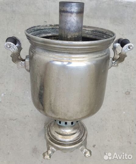 Самовар тульский штамп на дровах СССР 5 литров