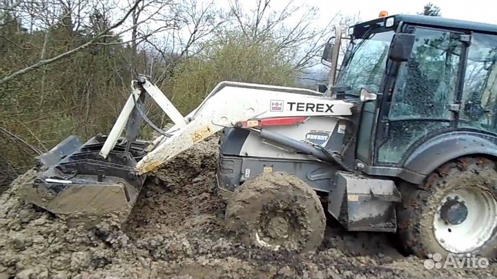 Аренда экскаватора погрузчика, экскаватора jcb