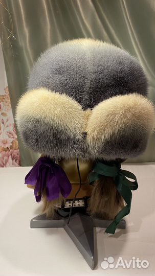 Шапка норковая женская