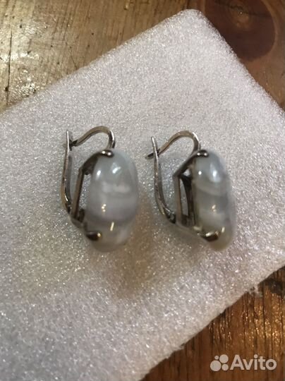 Серьги серебро