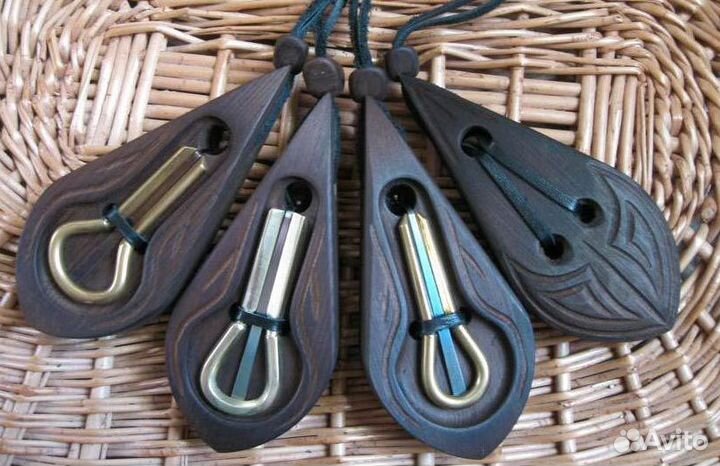 Футляр деревянный для варгана. fwch-KP