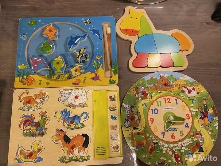 Развивающие игрушки из дерева