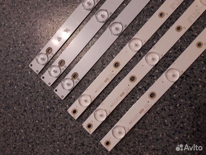 LED подсветка к LG32LJ594U-ZA 3 линейки 7Led 615mm