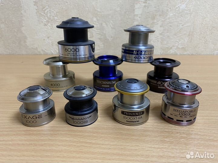 Запасные шпули от катушек