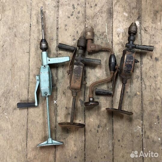 Ручные дрели-коловорот СССР раритет