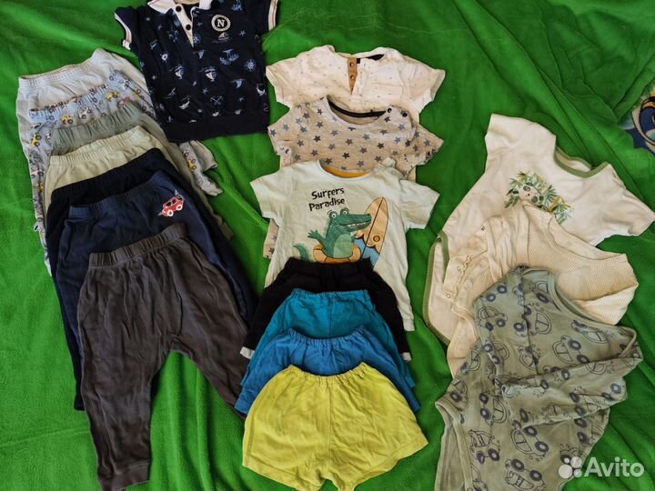 Вещи пакетом на мальчика 80-86