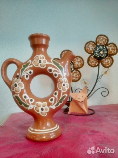 Керамическая ваза винтаж
