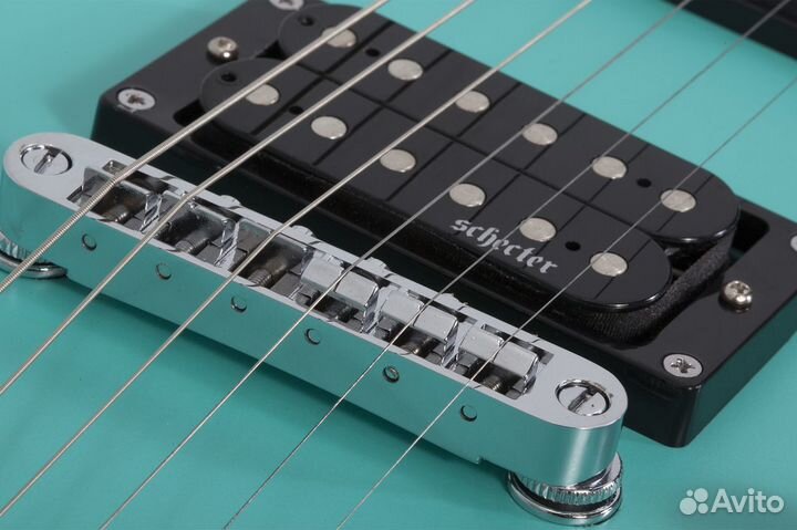 Электрогитара Schecter C-6 Deluxe SAQ Satin Aqua