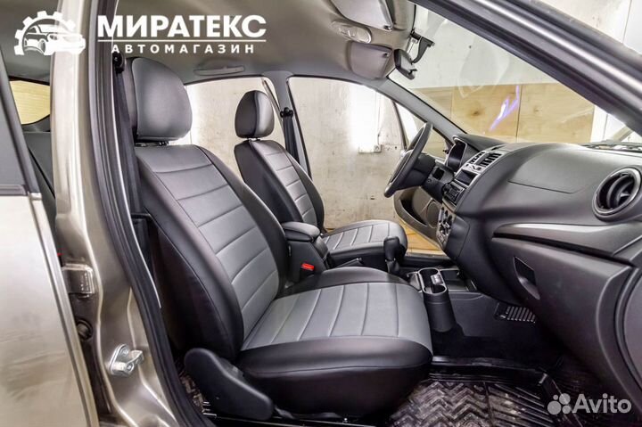 Авточехлы Лада Гранта / Экокожа полоса