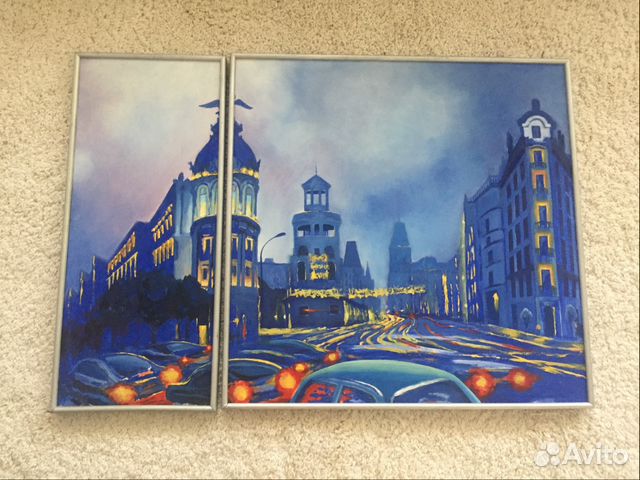 Картина дуплекс Мадрид