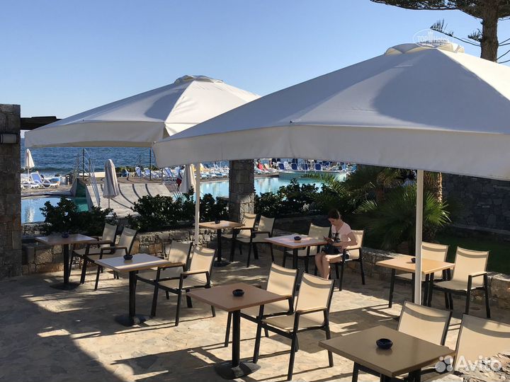 Усиленный зонт для кафе