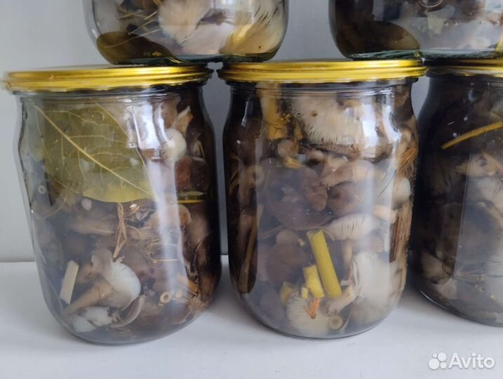 Грибы опята маринованные осенние 0/5