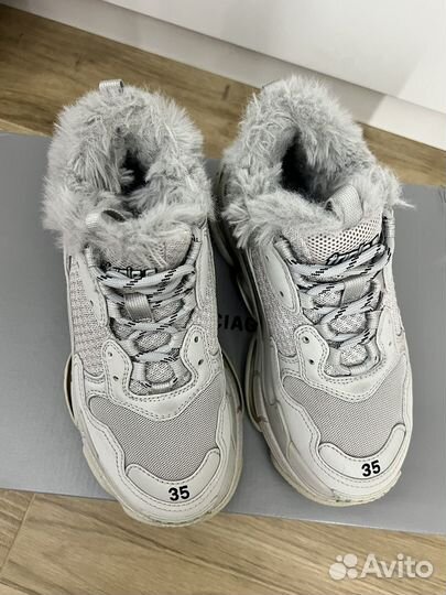 Balenciaga кроссовки зимние 36