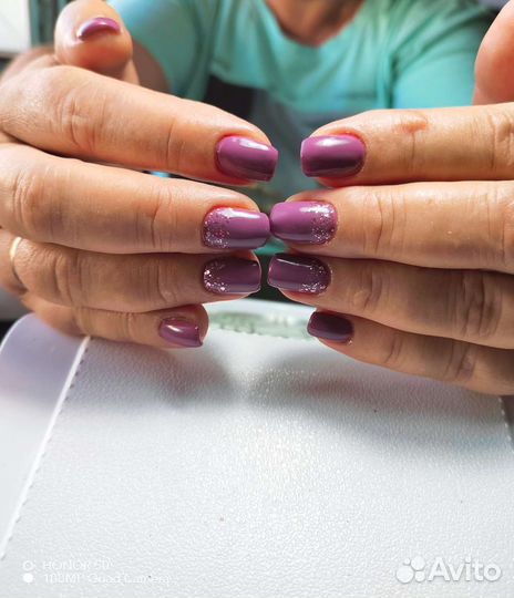 Маникюр с покрытием гель-лаком