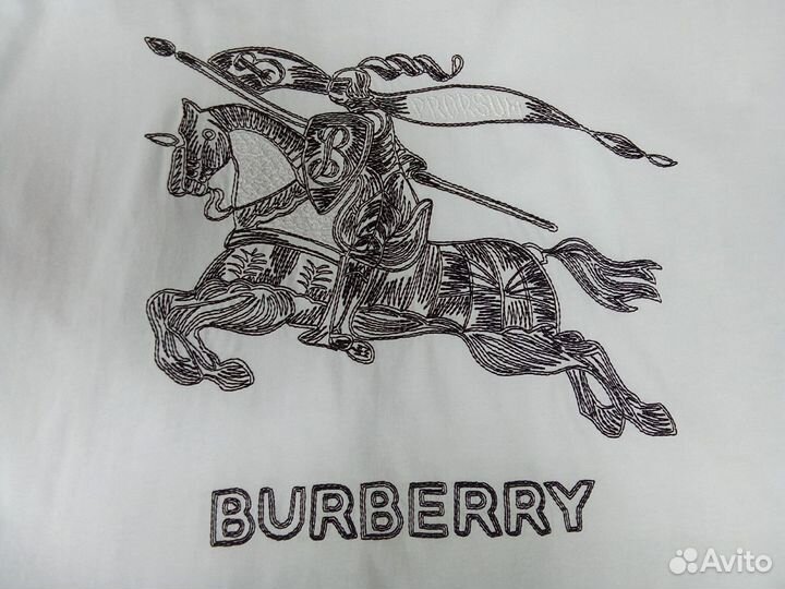 Футболка Burberry Вышивка