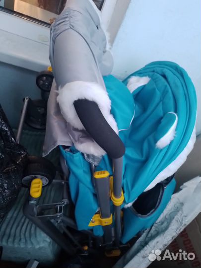 Детские санки коляска ника