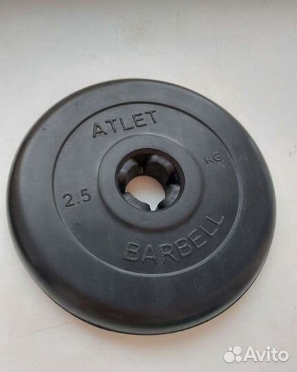 Блины для штанг и гантелей, новые