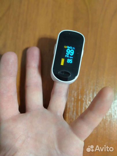 Пульсоксиметр новый с чехлом