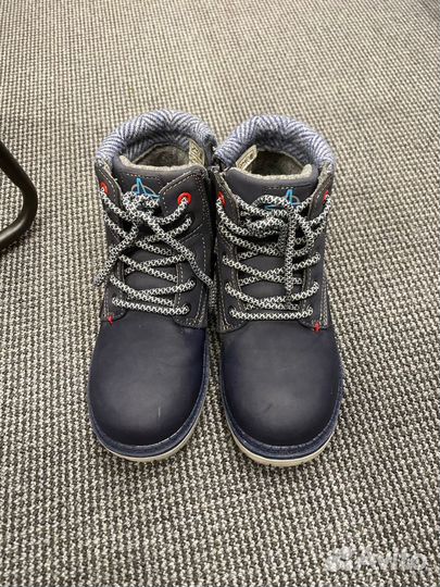 Ботинки детские из кожи