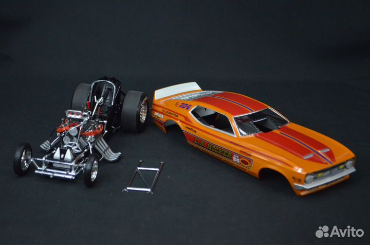 1/18, 1971 Ford Mustang Nhra Funny Car, Autoworld