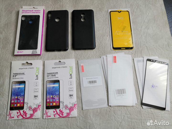 Чехлы и стёкла на телефоны