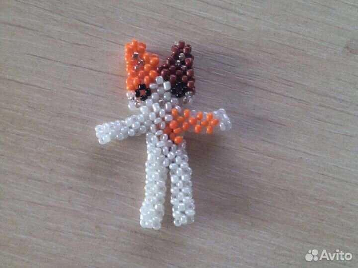 Котик лютик из бисера