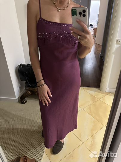 Платье лен 100% оригинал