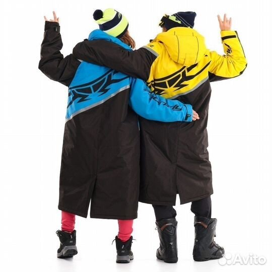 Плащ зимний DragonFly race coat Blue