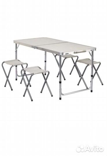 Складной туристический стол со стульями