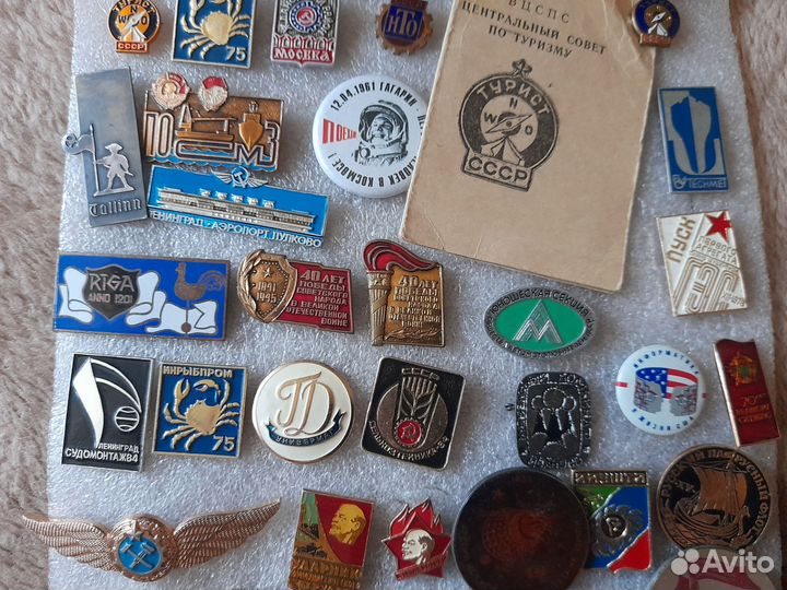 Значки СССР. 108 шт пакетом