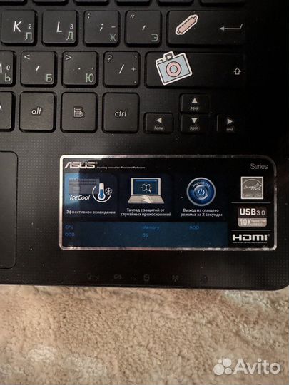 Ноутбук asus