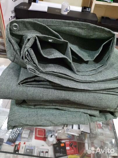 Завеса в гараж брезентовая