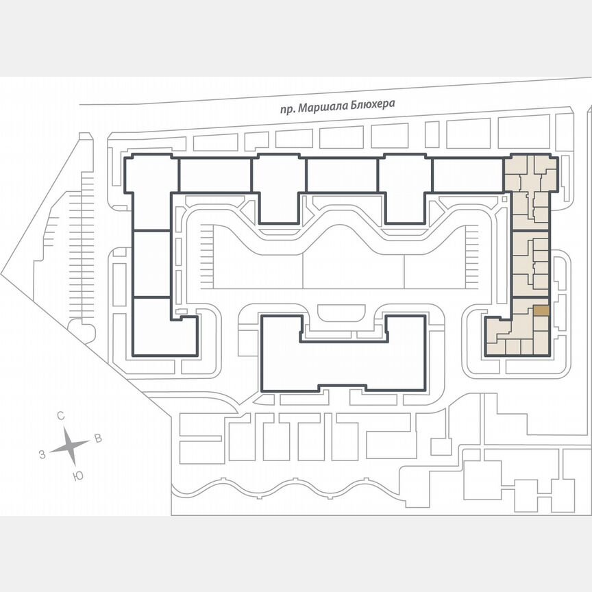 Квартира-студия, 24,8 м², 10/15 эт.