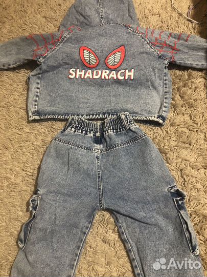 Джинсовый костюм для мальчика