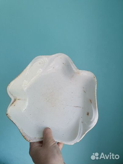 Блюдо Песоченская фабрика брянской губернии