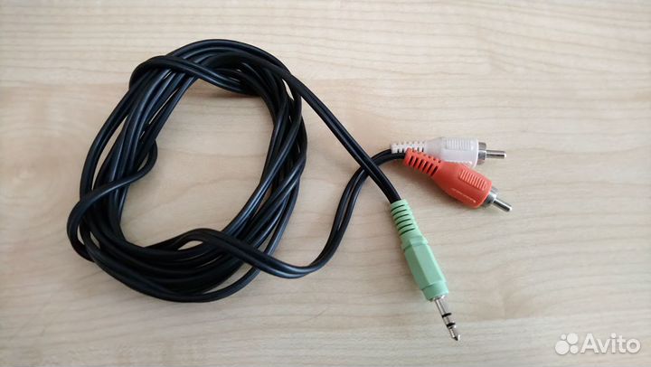 Кабель 3.5Jack - 2RCA длина 1.8м