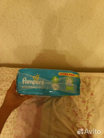 Подгузники Pampers Active Baby-Dry 4 (9-14 кг)