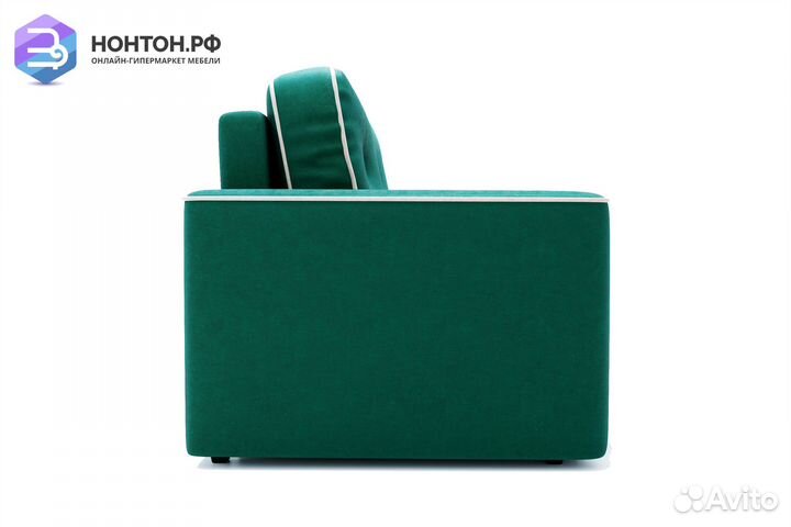 Диван еврокнижка Берген изумрудный