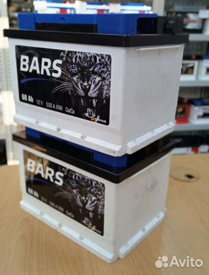 Аккумулятор Bars 60ah с гарантией