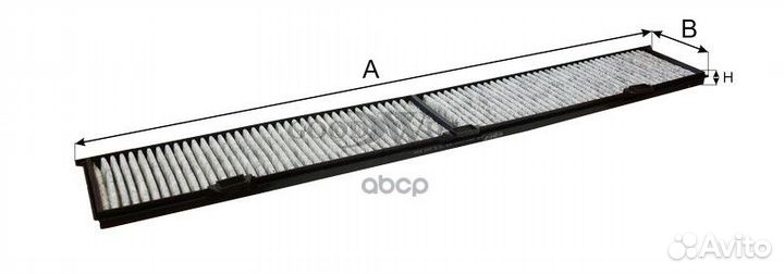 Фильтр салона угольный BMW 1.3.X1 AG457CFC Good