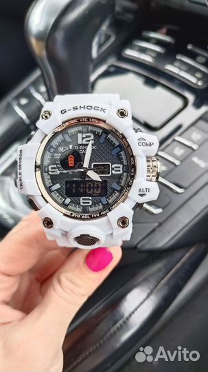 Часы casio G shock белые