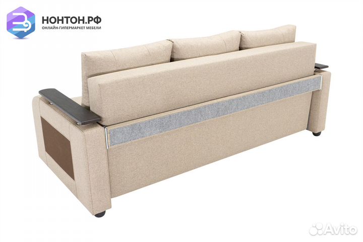 Диван еврокнижка Севилья бежевый