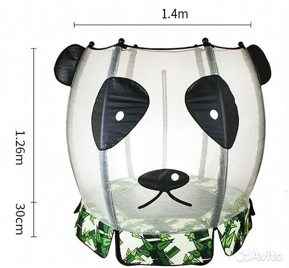 Батут с сеткой аренда от Благтимки