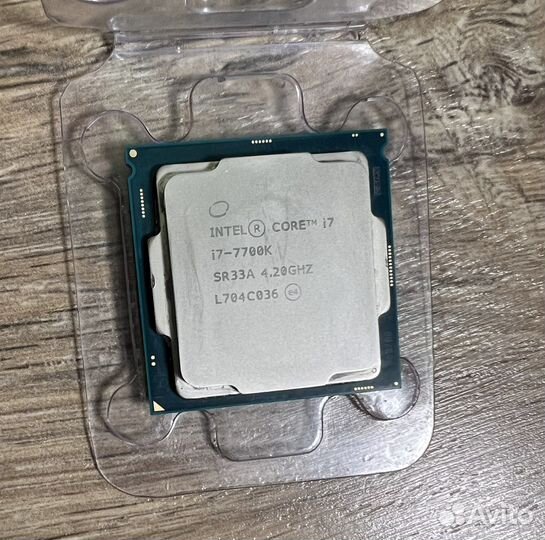 Процессор intel core i7 7700k